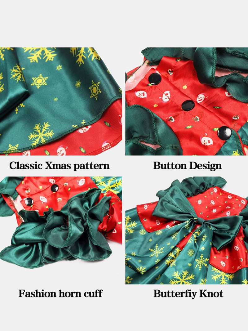 Vianočné Premenené Oblečenie Pre Zvieratko Funny Cat Cloak Cat Sukňa