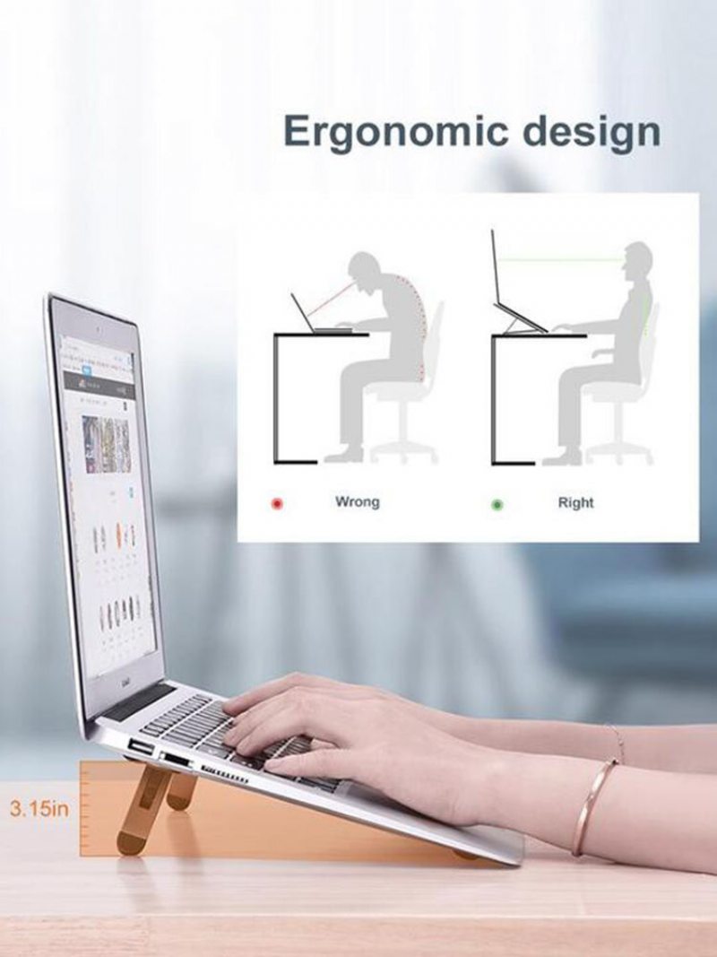 1 Pc Kovová Skladacia Základňa Podstavca Na Notebook Protišmyková Podložka Pre Stolný Prenosný Držiak Na Chladiaca Konzola Pre Všetky Tablety Príslušenstvo