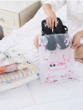 Cute Cat Travel Waterproof Storage Bag Oblek Oblečenie Spodná Bielizeň Topánky Wash Makeup Sub Pack Cestovná Úložná Taška
