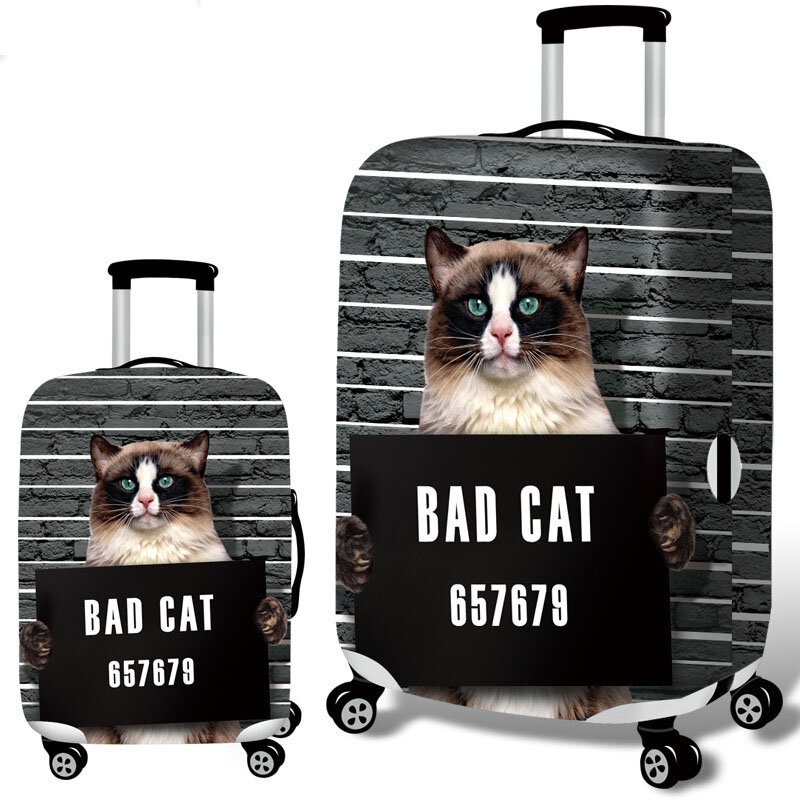 Elastický Obal Na Batožinu Honana 3d Spoof Cat Chránič Cestovného Kufra