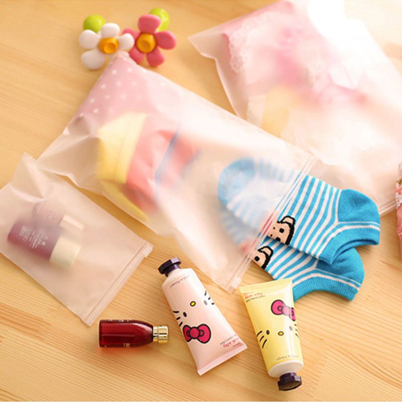 Hrubšia Priehľadná Vodotesná Taška Na Uloženie Oblečenia Travel Wash Protect Cosmetics Plastic Storage Bag