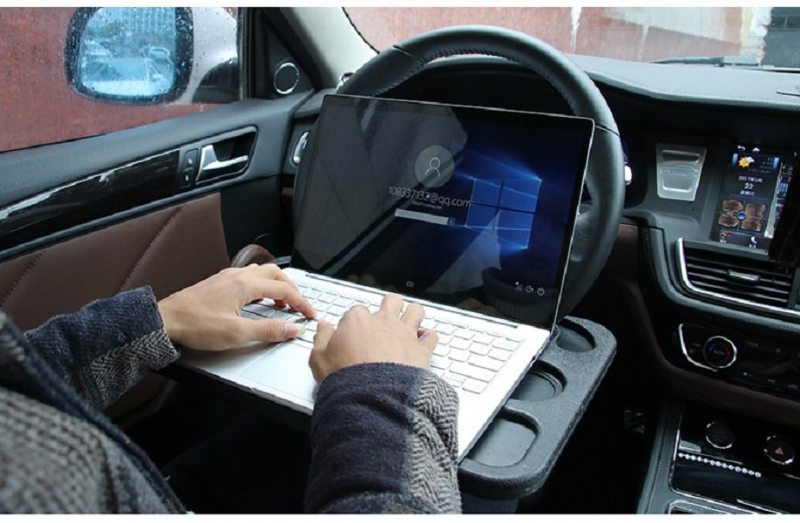 Stolík Na Karty Na Volante Multifunkčný Stojan Do Auta Prenosný Na Notebook