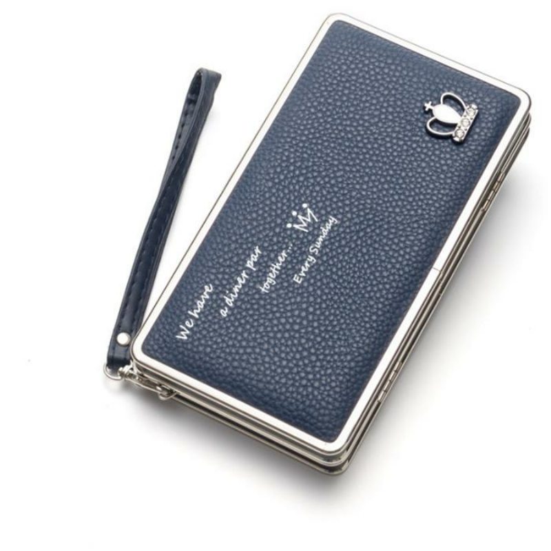 Univerzálne Telefónne Karty Úložné Vrecká Pu Dlhá Peňaženka Kabelka Pre Xiaomi Huawei Samsung Iphone 7