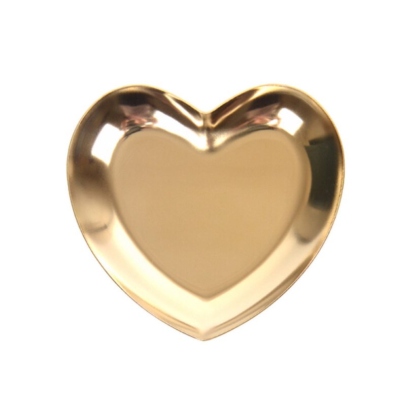 Zásobník Na Vystavenie Šperkov Z Nehrdzavejúcej Ocele Kovový Na Uloženie V Tvare Srdca