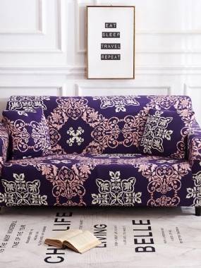 1/2/3/4 Seater Violet Home Mäkký Elastický Poťah Na Pohovku Easy Stretch Slipcover Protector Couch