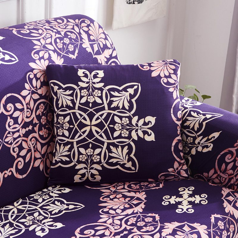 1/2/3/4 Seater Violet Home Mäkký Elastický Poťah Na Pohovku Easy Stretch Slipcover Protector Couch