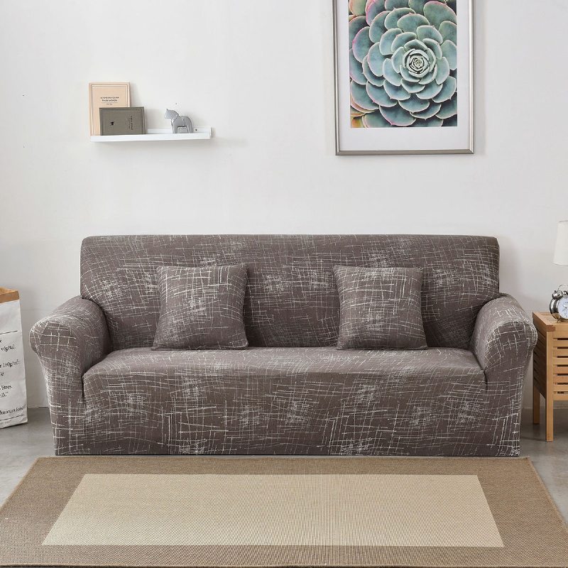 1/2/3/4 Sedadlo Home Soft Elastický Poťah Na Pohovku Easy Stretch Slipcover Protector Couch