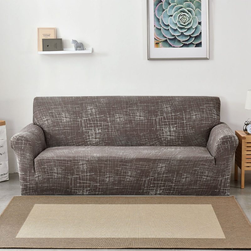 1/2/3/4 Sedadlo Home Soft Elastický Poťah Na Pohovku Easy Stretch Slipcover Protector Couch