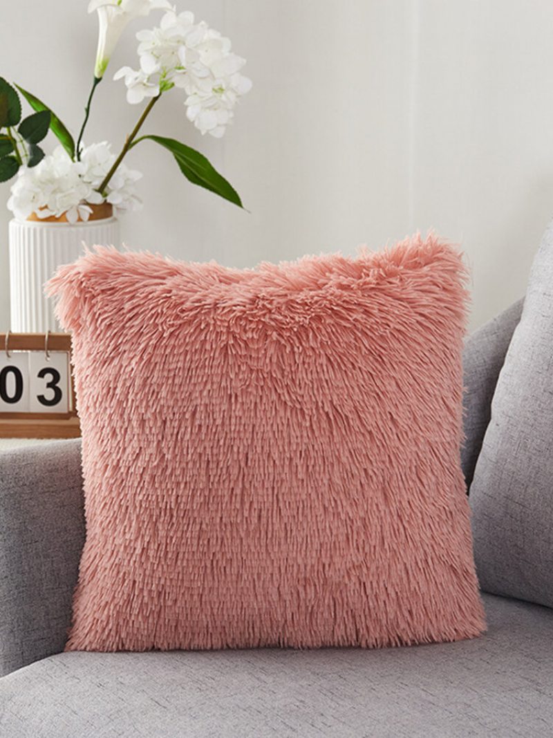 1 Ks Masívny Poťah Na Vankúš Dlhý Plyšový Ozdobný Vankúšik Na Sedaciu Súpravu Pohovka Embrace Obliečka Na Home Decor