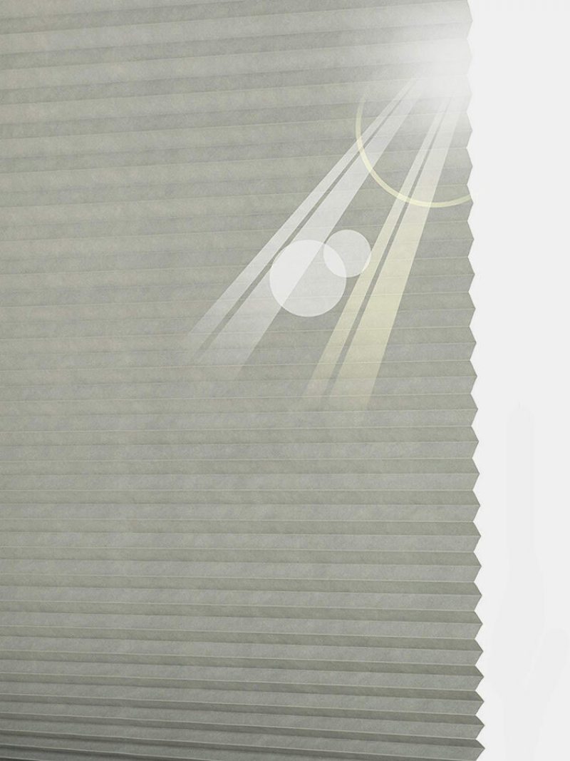 1 Ks Skladaná Záclona Bezšnúrový Filter Svetla Tkanina Tienidlo Ľahké Jednoduché Rezanie A Inštalácia