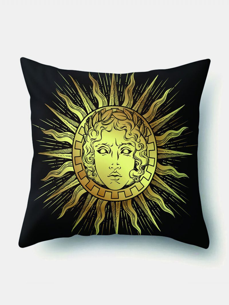 1 Ks Slnko Mesiac Mandala Vzor Obliečka Na Vankúš Na Domáce Dekorácie Planets Na