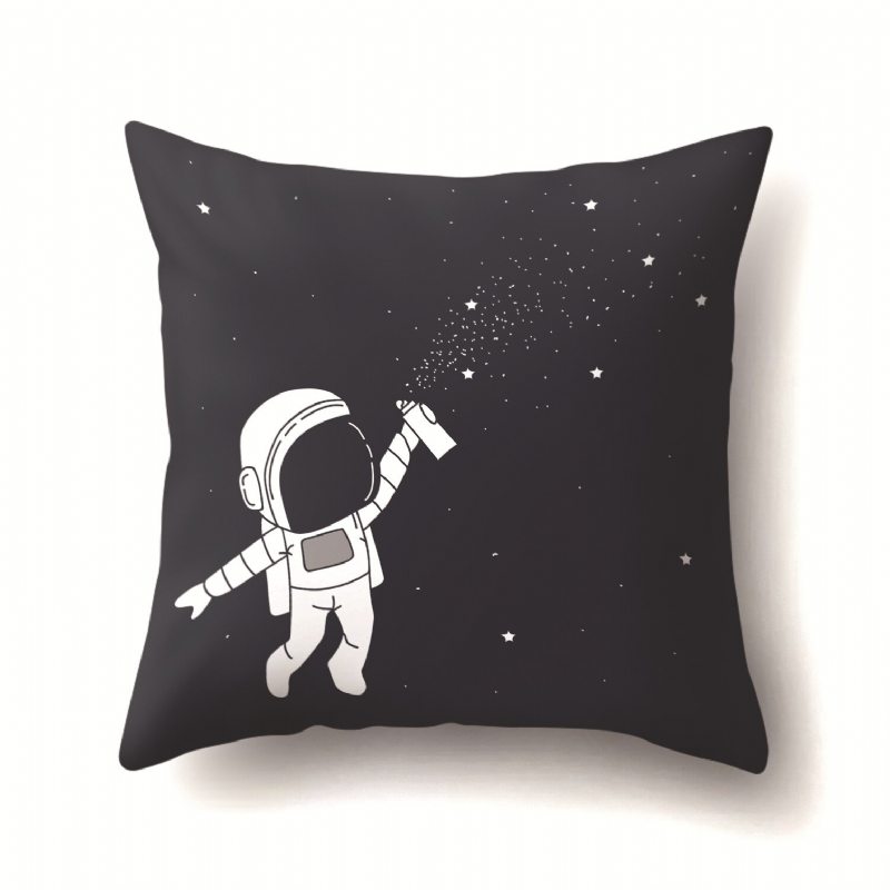 1ks Astronaut Creative Obliečky Na Vankúše Na S Potlačou Na Na Pohovku