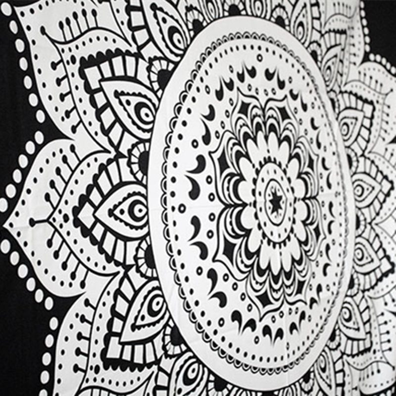 210 X 148 cm Bohémska Prikrývka Na Posteľ Indická Etnická Mandala Nástenná Hippie Gobelínová Výzdoba Internátu