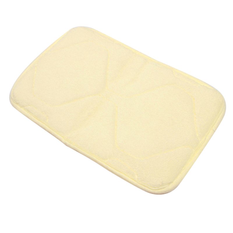 30x20cm Small Shape Protišmyková Absorpčná Koralová Zamatová Podložka S Pamäťovou Penou