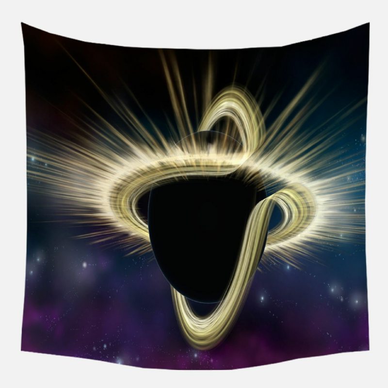 3d Vesmír Black Hole Galaxy Tlač Gobelín Nástenný Závesný Domáca Obývačka Umelecká Výzdoba