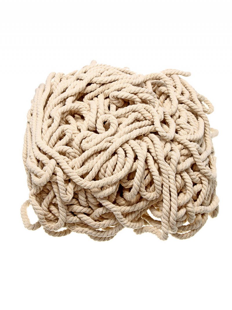 4/5/6 mm Macrame Lano Prírodná Béžová Bavlna Krútená Šnúra Artisan Hand Craft Nové