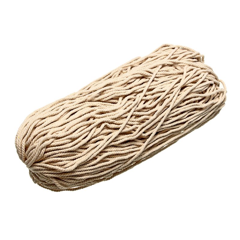 4/5/6 mm Macrame Lano Prírodná Béžová Bavlna Krútená Šnúra Artisan Hand Craft Nové