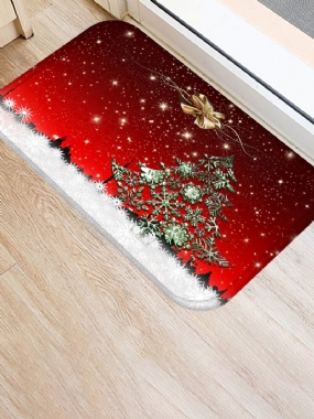 40*60 cm Veselé Vianoce Vzor Protišmykový Koberec Vstupné Dvere Rohožka Kúpeľňová Predložka Dekorácia Podlahy