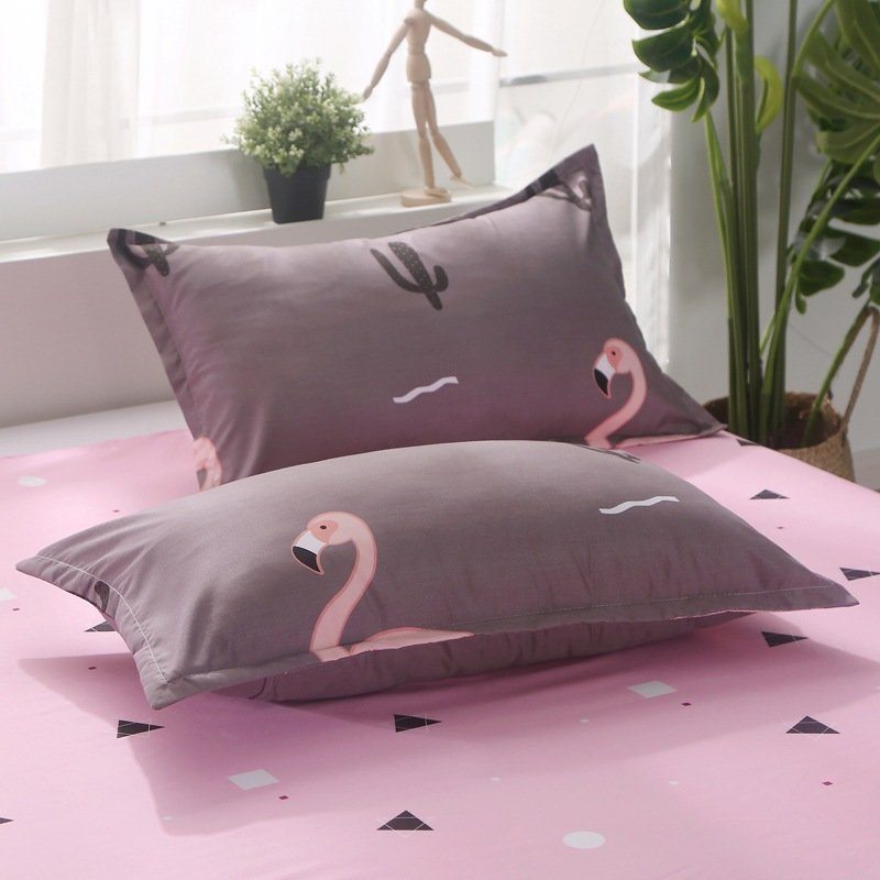 4ks Pink Flamingo Obliečky Na Paplón Obliečka Na Vankúš Pohodlné Polyesterové Súpravy Posteľnej Bielizne 3 Veľ.