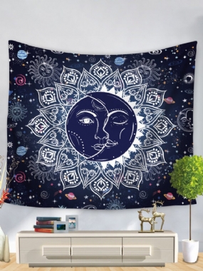 Bohemian Mandala Tarot Constellation Nástenné Tapisérie Home Living Room Art Decor Plážové Uteráky