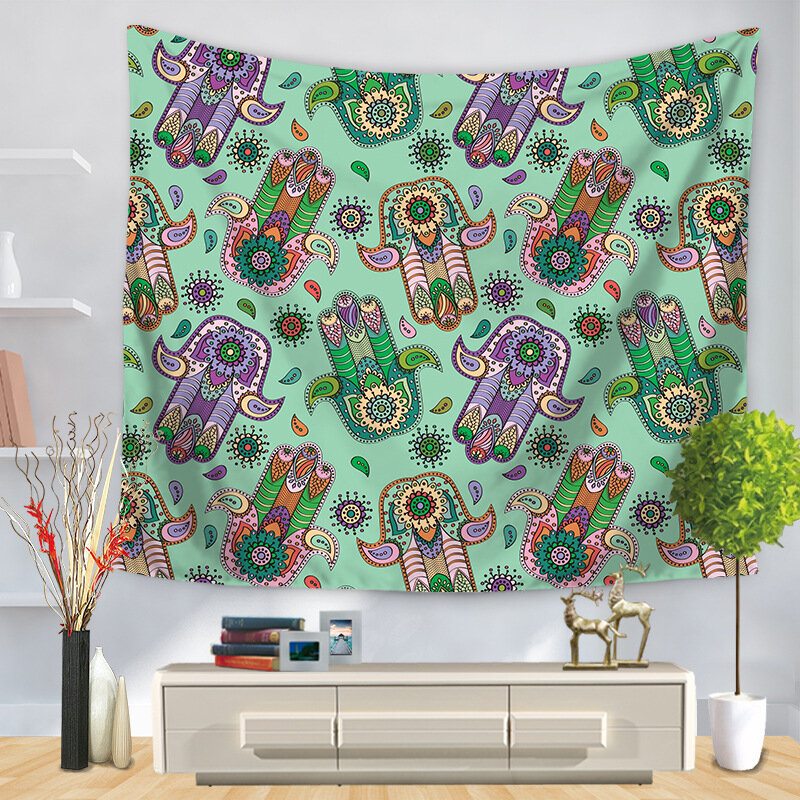 Bohemian Mandala Tarot Constellation Nástenné Tapisérie Home Living Room Art Decor Plážové Uteráky