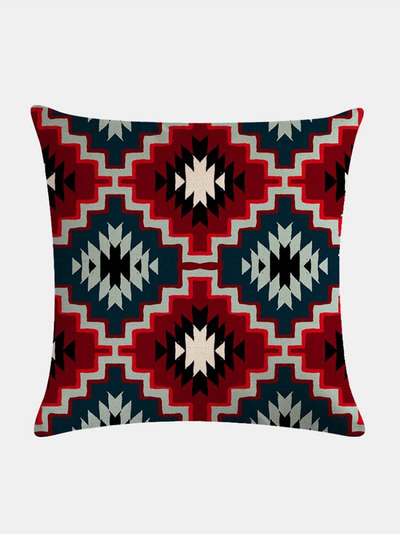 Bohémsky Kockovaný Geometrický Vzor Obliečky Na Vankúš Na Domácu Pohovku Art Decor Throw