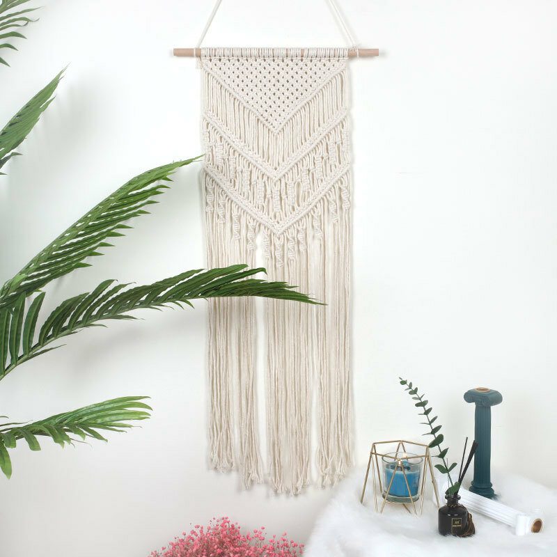 Coutlet Macrame Gobelín Nástenná Závesná Deka Ručne Tkaná Bavlnená Domáca Dekorácia