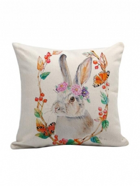 Easter Rabbit Bunny Obliečka Na Vankúš Na Domáce Letná Pohovka Obliečky Do Auta