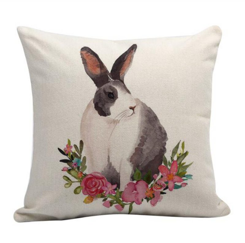 Easter Rabbit Bunny Obliečka Na Vankúš Na Domáce Letná Pohovka Obliečky Do Auta