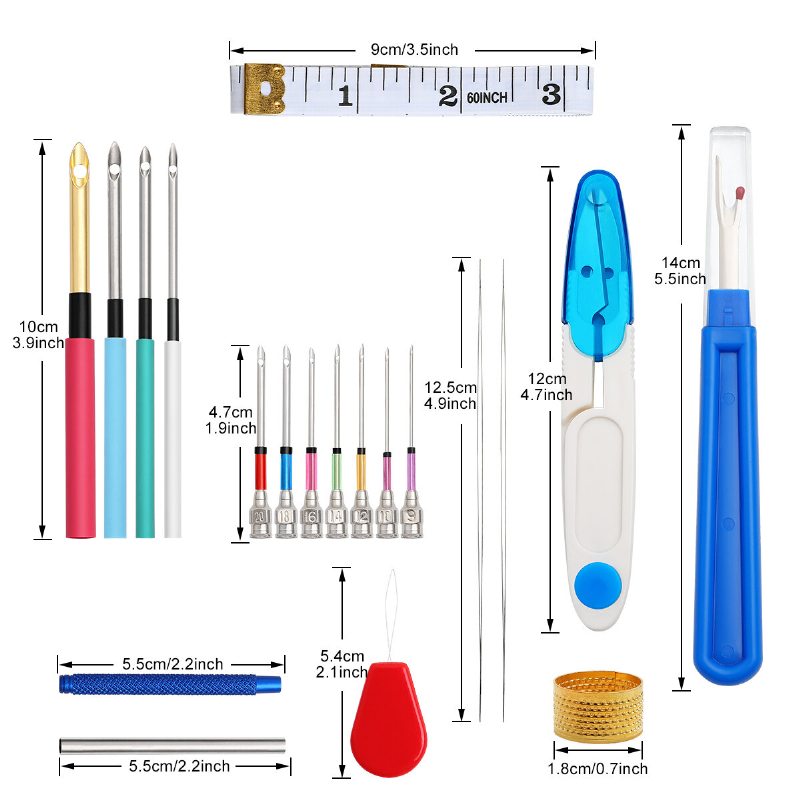 Súprava Kúzelných Vyšívacích Pero Dierovačiek Krížikových Výšiviek Nite Na Vyšívanie Obruč Pre Domácich Majstrov Náradia Na Šitie Pre Začiatočníkov