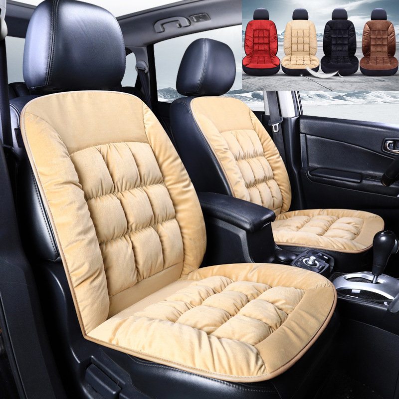 Univerzálna Veľkosť Zimné Zahustenie Krátke Plyšové Autosedačky Rohož Sost Warm Seat Cushion Mat