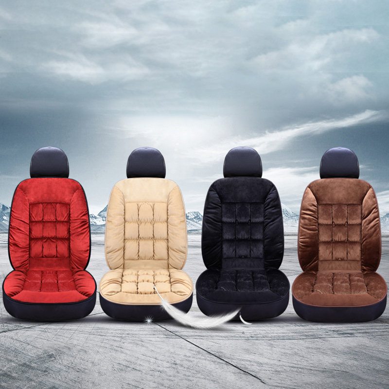 Univerzálna Veľkosť Zimné Zahustenie Krátke Plyšové Autosedačky Rohož Sost Warm Seat Cushion Mat