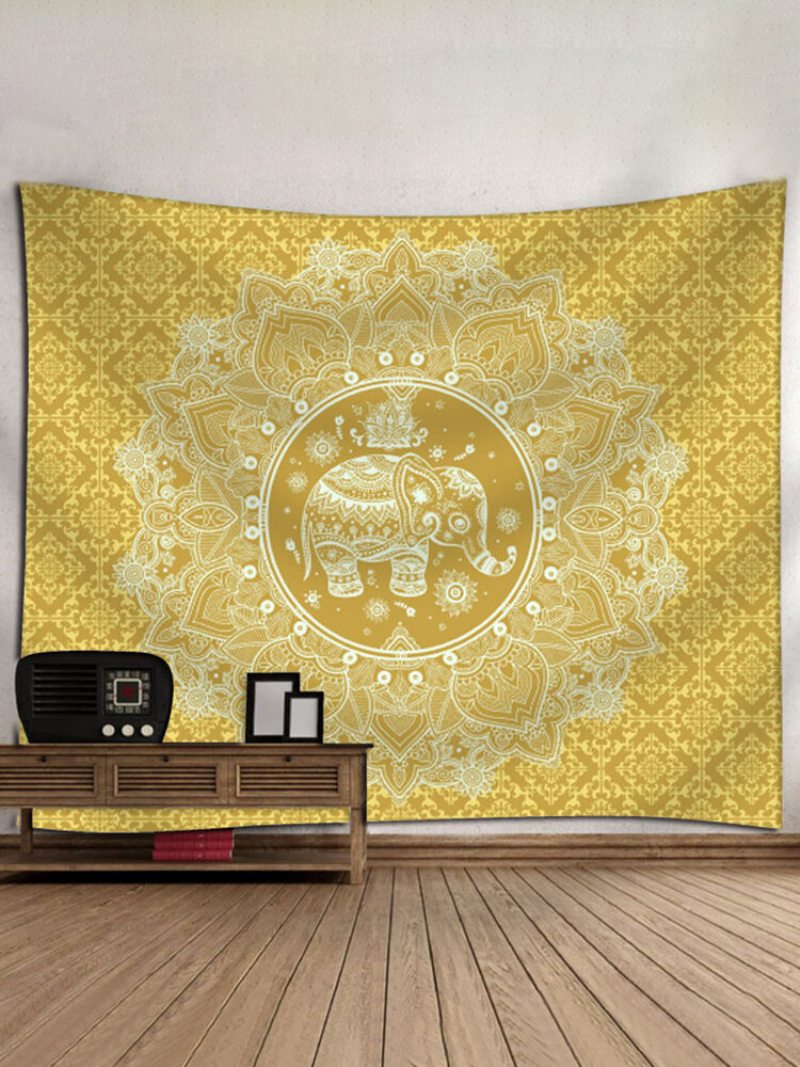 Viacfarebné Bohémske Duchovné Zvieratká Tapestéria Na Stenu Tapestry Home Living Room Decor