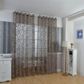 Viacfarebné Polozatemňovacie Priehľadné Závesy Panelové Okenné Rolety Fialové Home Decor