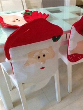 Vianočné Poťahy Na Stoličky Santa Claus Dekorácie Poťah Na Home Party Decor