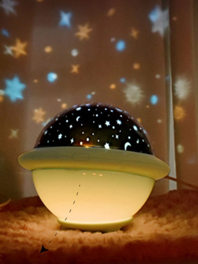 1 Pc Projektor Ufo Shade Starry Sky Farebné Nočné Svetlo Zlepšite Spánok Domáca Dekorácia