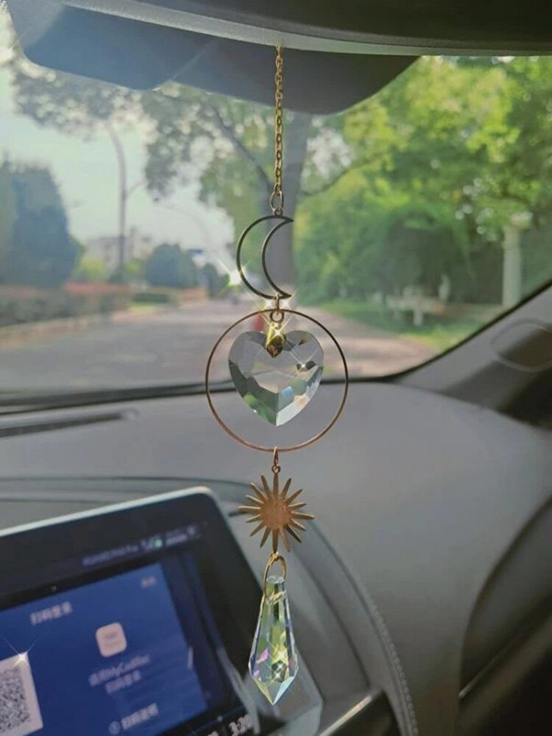 1 Pc Sun Catcher Krištáľový Luster Ornament Aurora Zvonkohra S Hranolovým Príveskom Elegantná Domáca Dekorácia Rainbow Maker