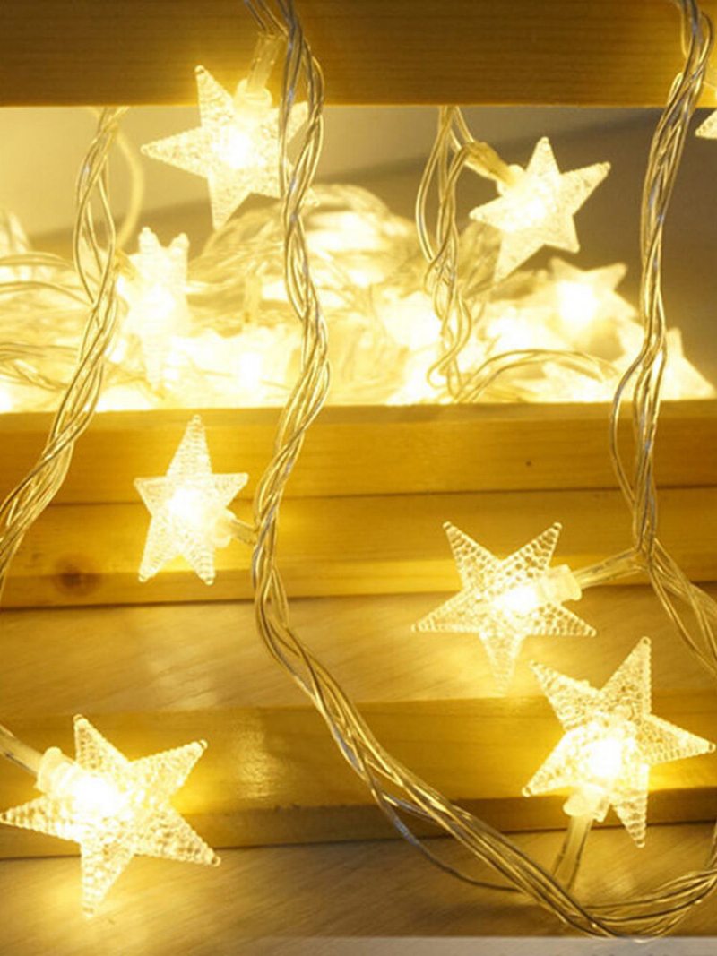 10m 100 Led 220v Fairy String Star Light Lampa Svadobné Vianočné Párty Vonkajšie Interiérové Izby Dekor