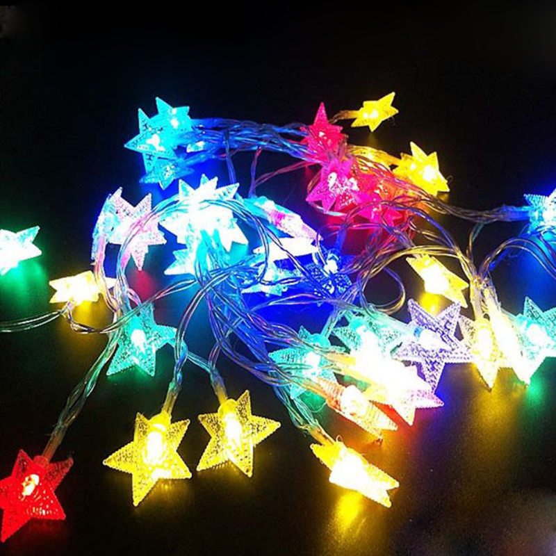 10m 100 Led 220v Fairy String Star Light Lampa Svadobné Vianočné Párty Vonkajšie Interiérové Izby Dekor