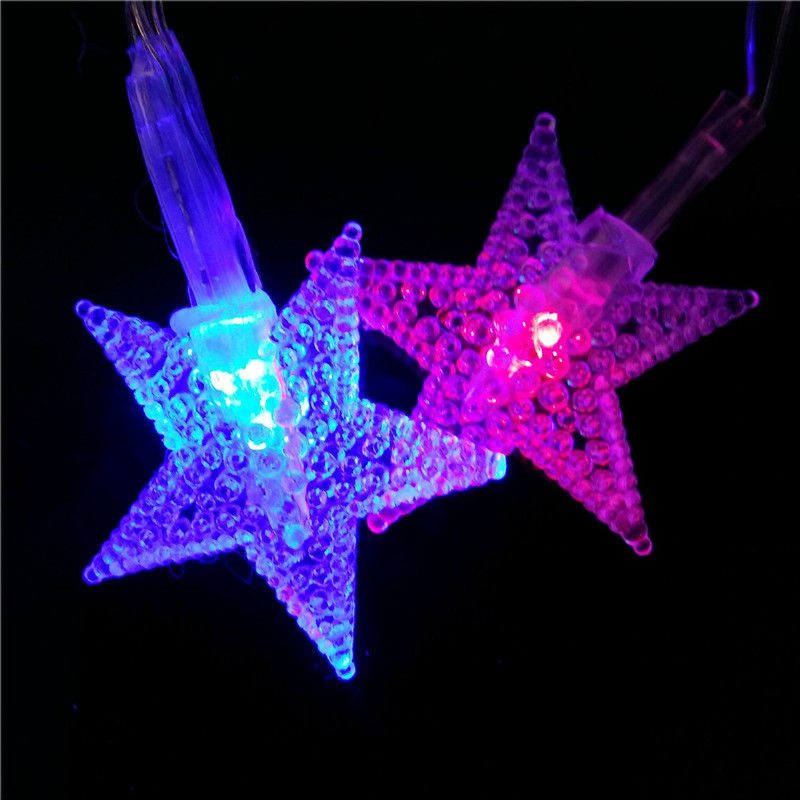 10m 100 Led 220v Fairy String Star Light Lampa Svadobné Vianočné Párty Vonkajšie Interiérové Izby Dekor