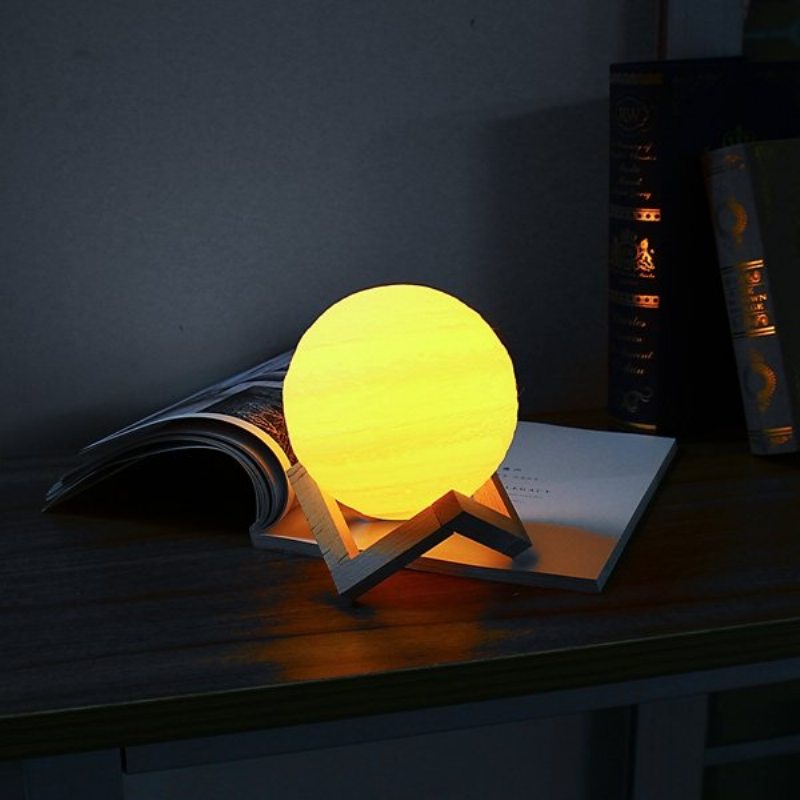 13 cm 3d Lampa Jupiter Usb Nabíjateľný Dotykový Senzor Led Nočné Svetlo Ako Darček Dc5v