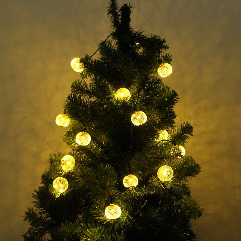 20led Solárne Svietidlá Železná Lampa Vonkajšie Vodotesné Vianočné Záhradné Domáce Dekorácie