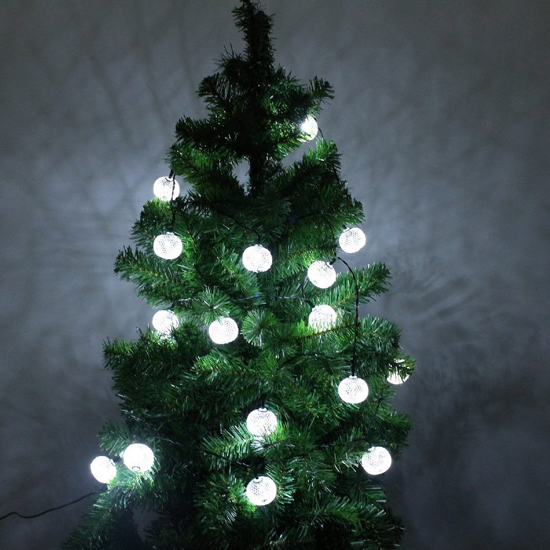 20led Solárne Svietidlá Železná Lampa Vonkajšie Vodotesné Vianočné Záhradné Domáce Dekorácie