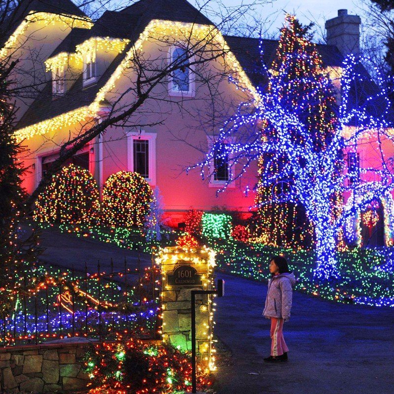 20m 200 Led Solárne Napájané Medené Drôtené Šnúrky Rozprávkové Svetlo Na Vianočný Večierok Home Dekor