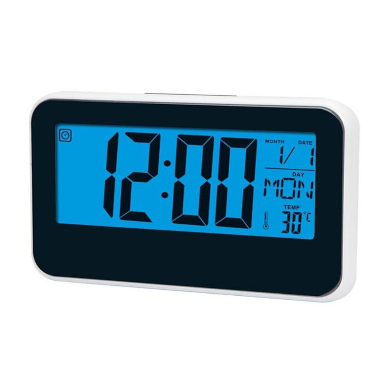 2618 Hlasové Ovládanie Perpetual Calendar Clock Multifunkčné Indukčné Hodinky S Veľkou Obrazovkou S Budíkom S Digitálnym Displejom Teploty