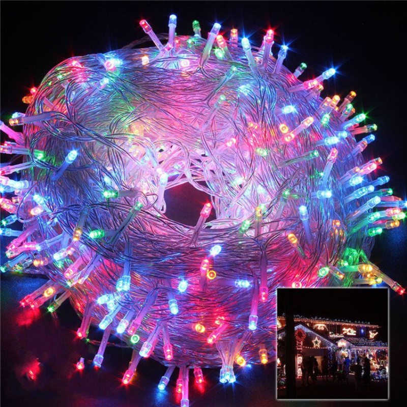 300led 30m Rozprávkové Vianočné Reťazové Svetlá Party Home Yard Decor