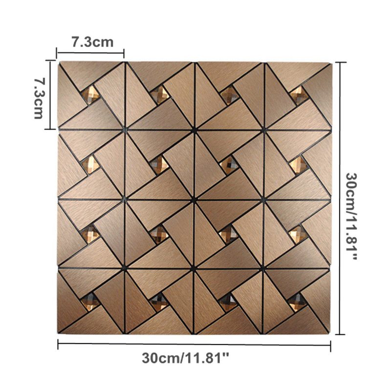 30x30 cm Hliníkové Dlaždice Samolepiaca Tapeta S Nálepkou Do Kuchyne