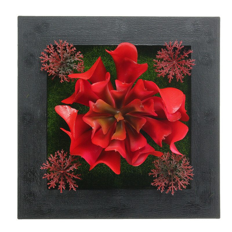 3d Beauty Creative Plant Frame Nástenná Umelecká Dekorácia Umelá Kvetina Bytová
