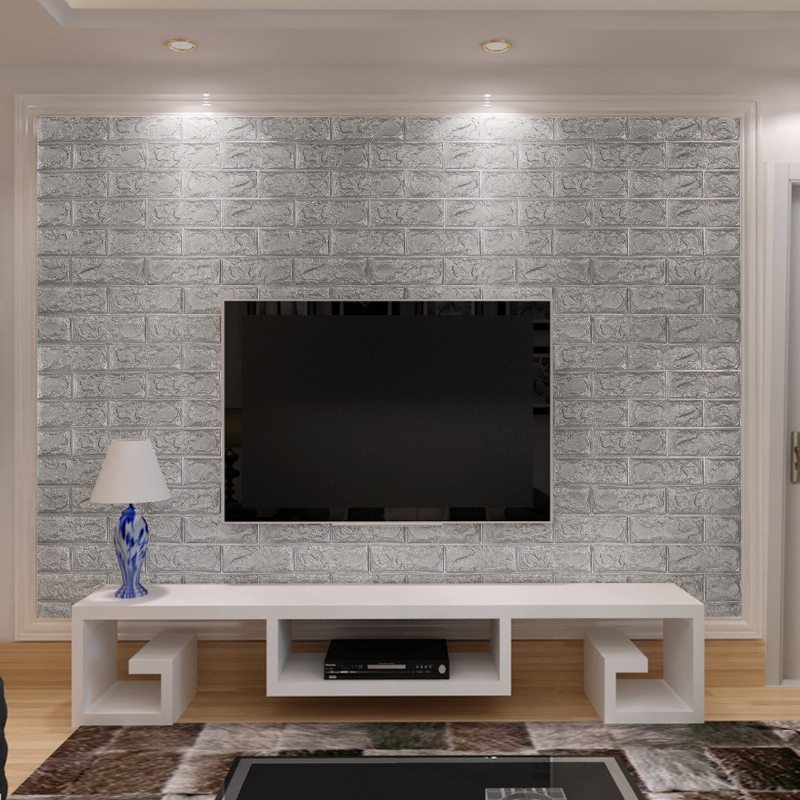 3d Tehlový Vzor Tapety Spálňa Obývacia Izba Moderné Pozadie Steny Tv Dekor