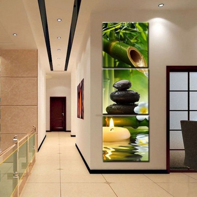 3ks Nezarámované Moderné Maliarske Plátno Nástenný Umelecký Obraz Obývacia Izba Home Dekor